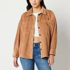 Arizona Jean Company Women's Tan Corduroy Jacket